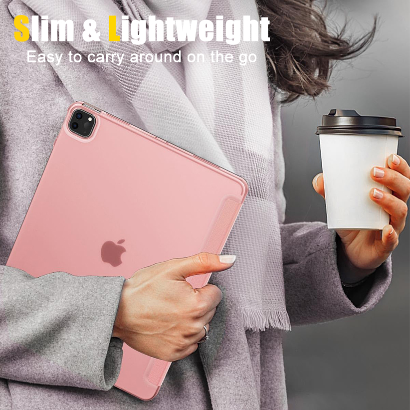 Slim Stand Hard PC Translucent Back Shell for iPad Air 11” 2024